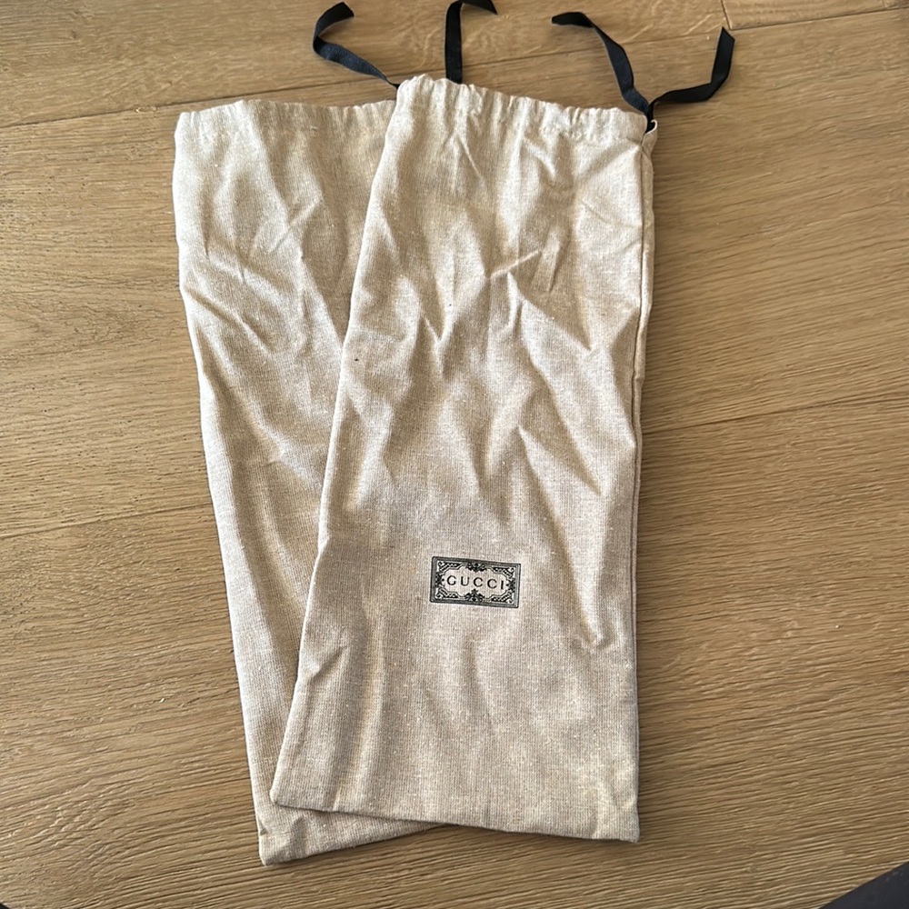 GUCCI shoe dust bags